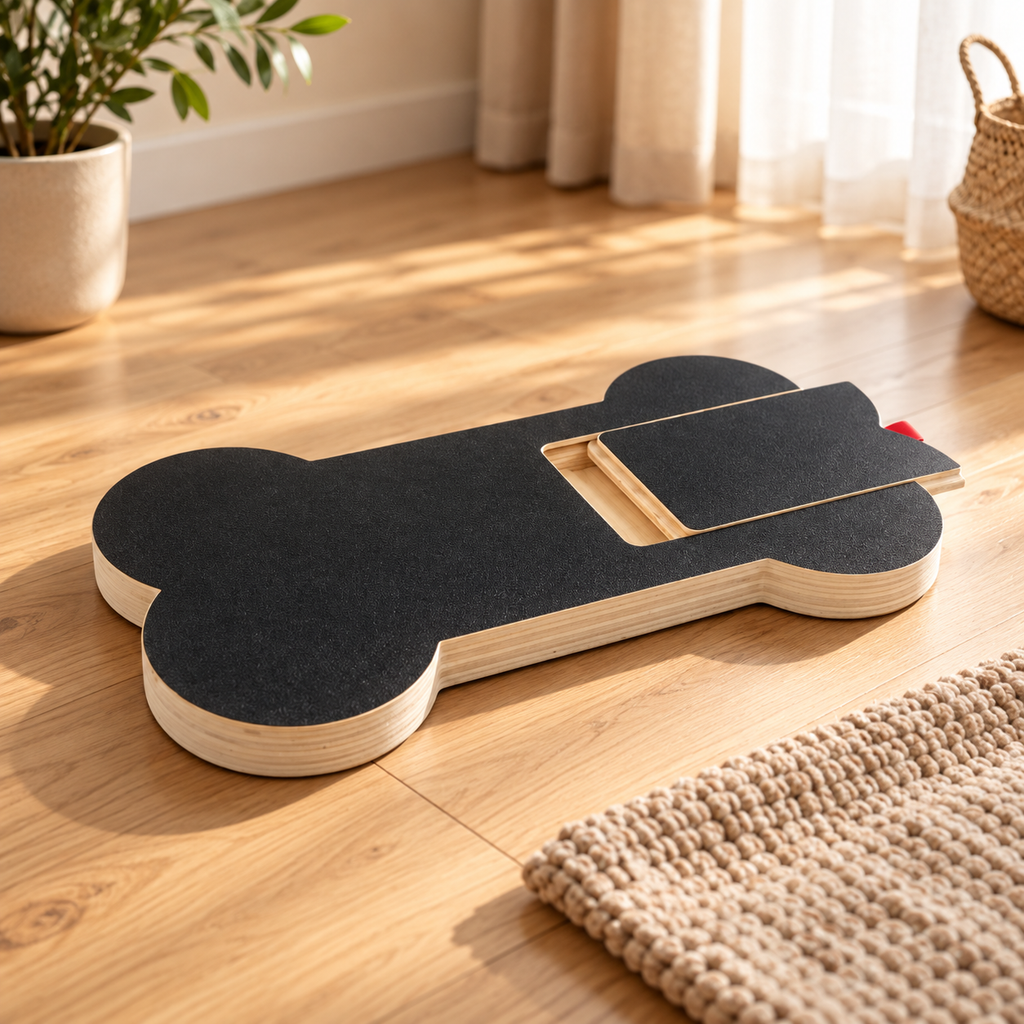 Dog Nail Scratch Board with Treat Box