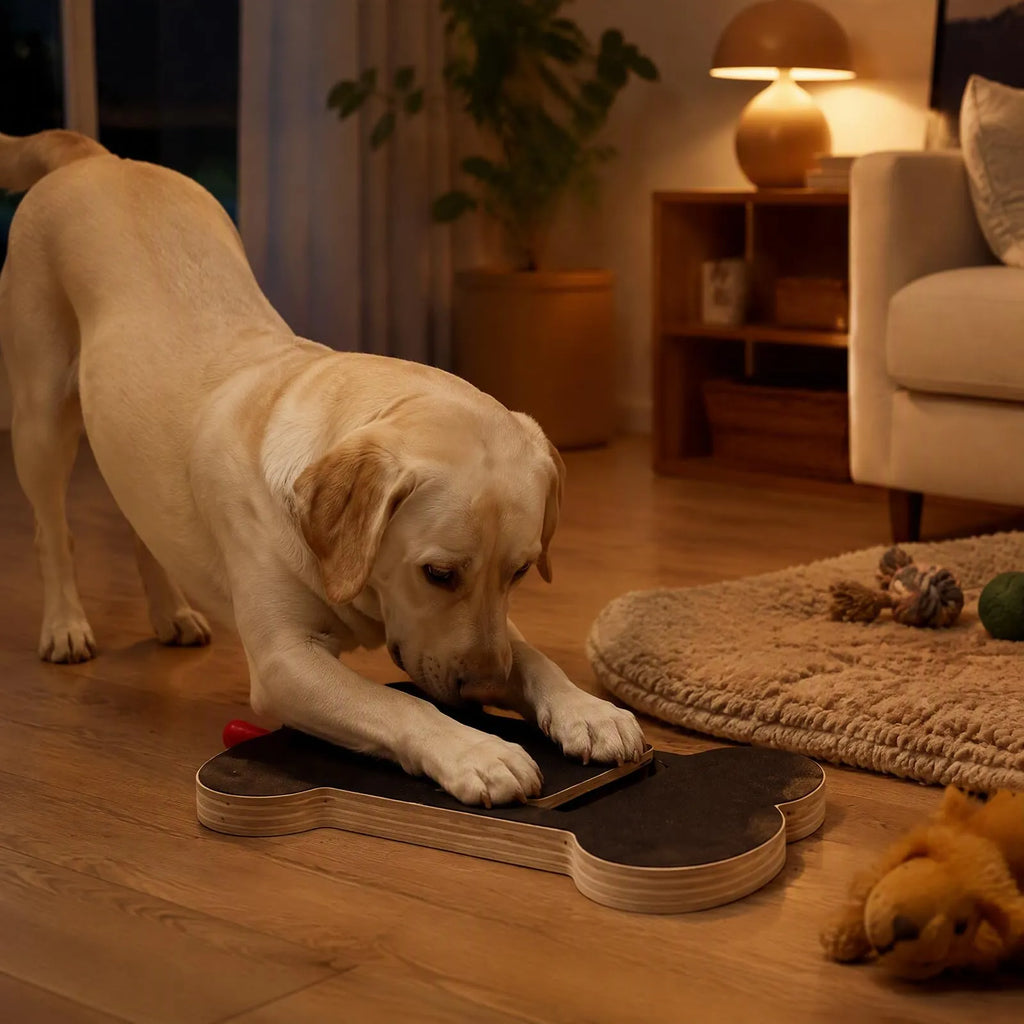 Dog Nail Scratch Board with Treat Box